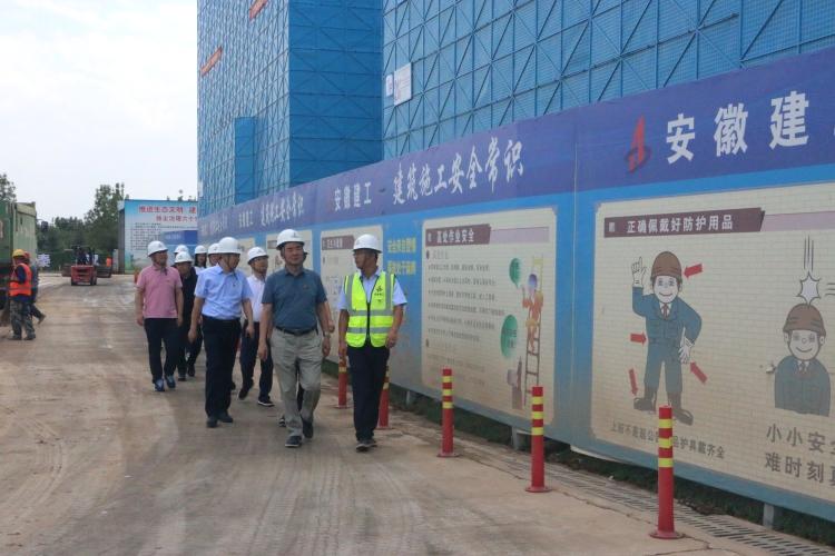安徽建工三建集团党委委员、纪委书记李跃进,副总经理张为政赴安徽三建西北公司开展综合督查 - 陕西省建筑业协会