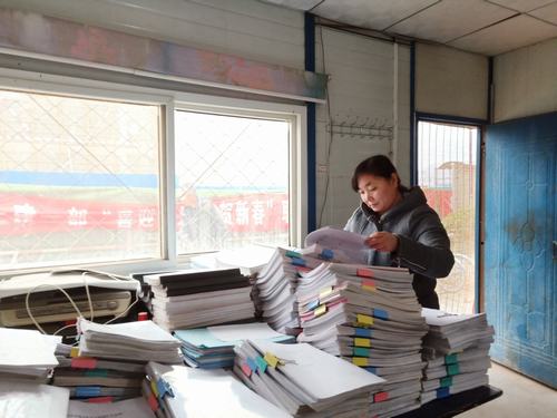 工地黄花犹芬芳记澄合公司第一项目部资料员张根玲