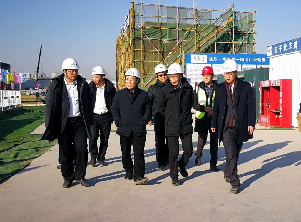 毛继东视察山东菏泽幸福里项目 - 陕西省建筑业协会